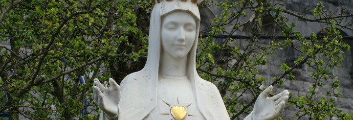 Noveen aan Onze Lieve Vrouw van Beauraing De Maagd met het gouden Hart
